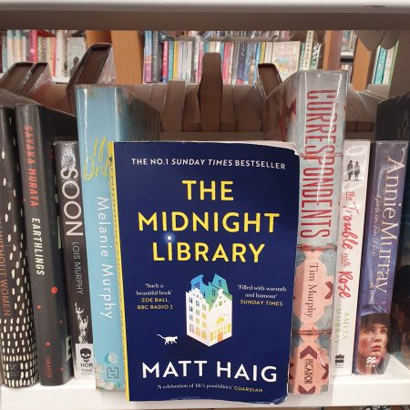 The front cover of Matt Haig's book The Midnight Library